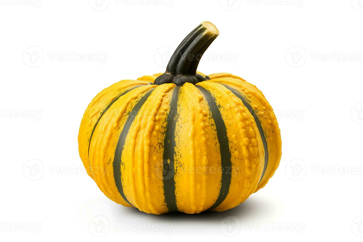 Acorn squash isolated on white background AI Generated photo