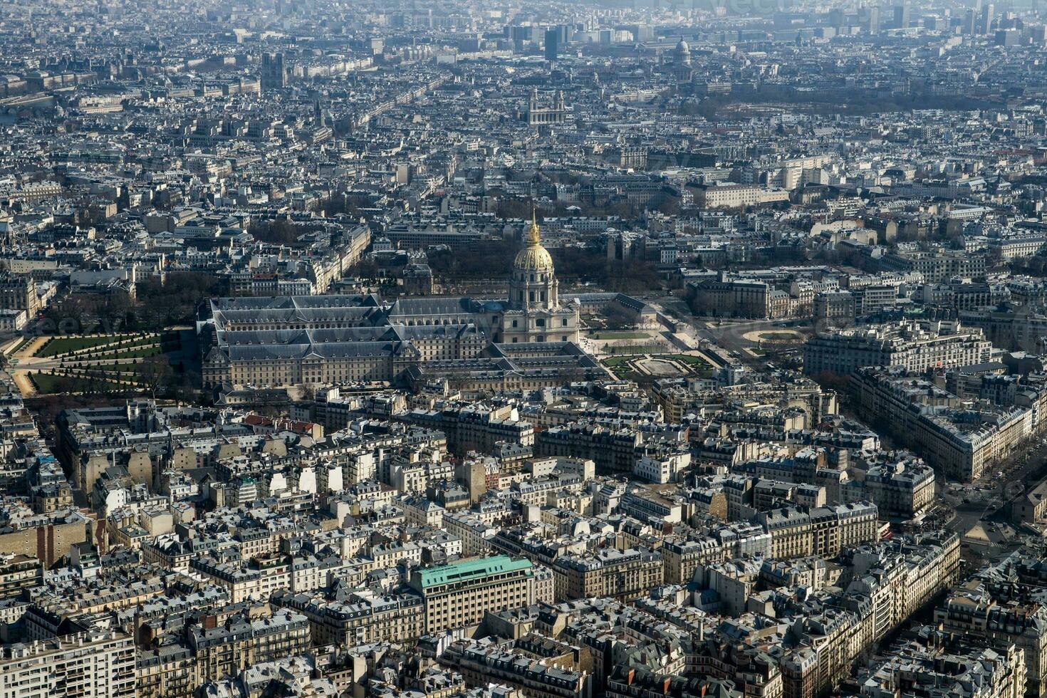 Paris Panorama Awe Inspiring View from the Eiffel Tower photo