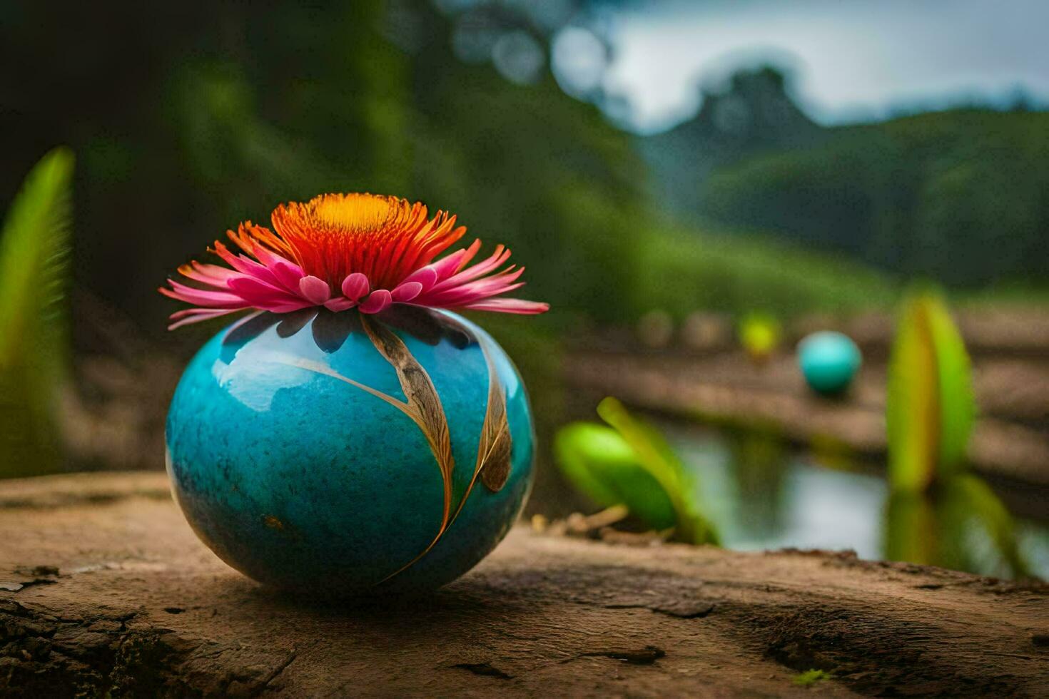 foto fondo de pantalla el flor, agua, naturaleza, el bosque, el lago, el estanque, el. generado por ai