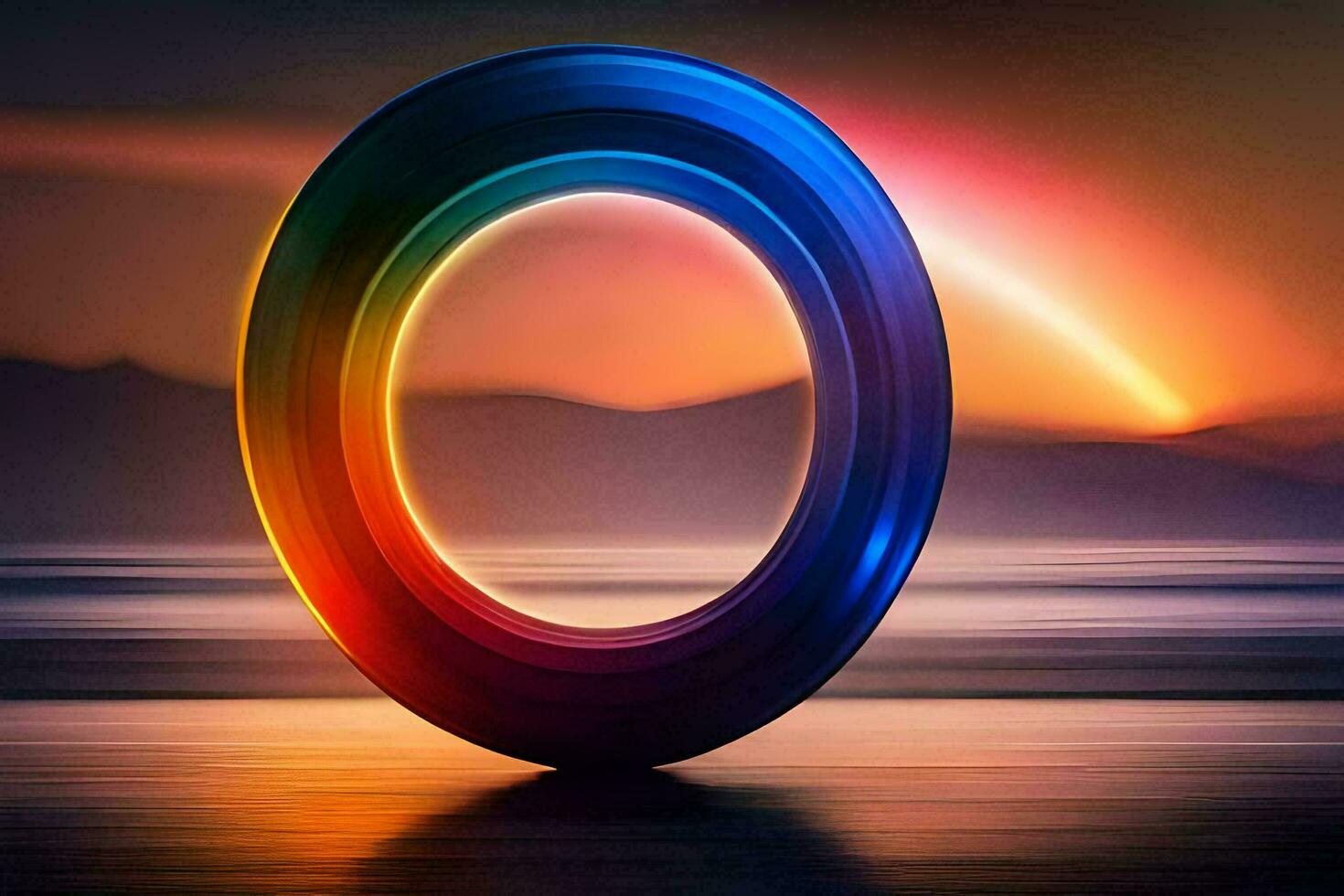 the o logo, the color, the color, the color, the color, the color,. AI-Generated photo