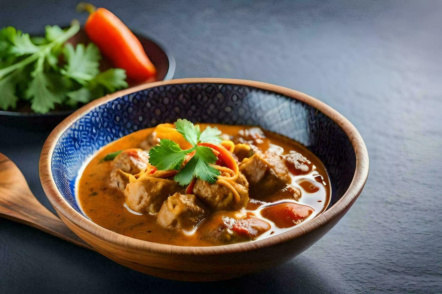 the best thai food in the city. AI-Generated photo