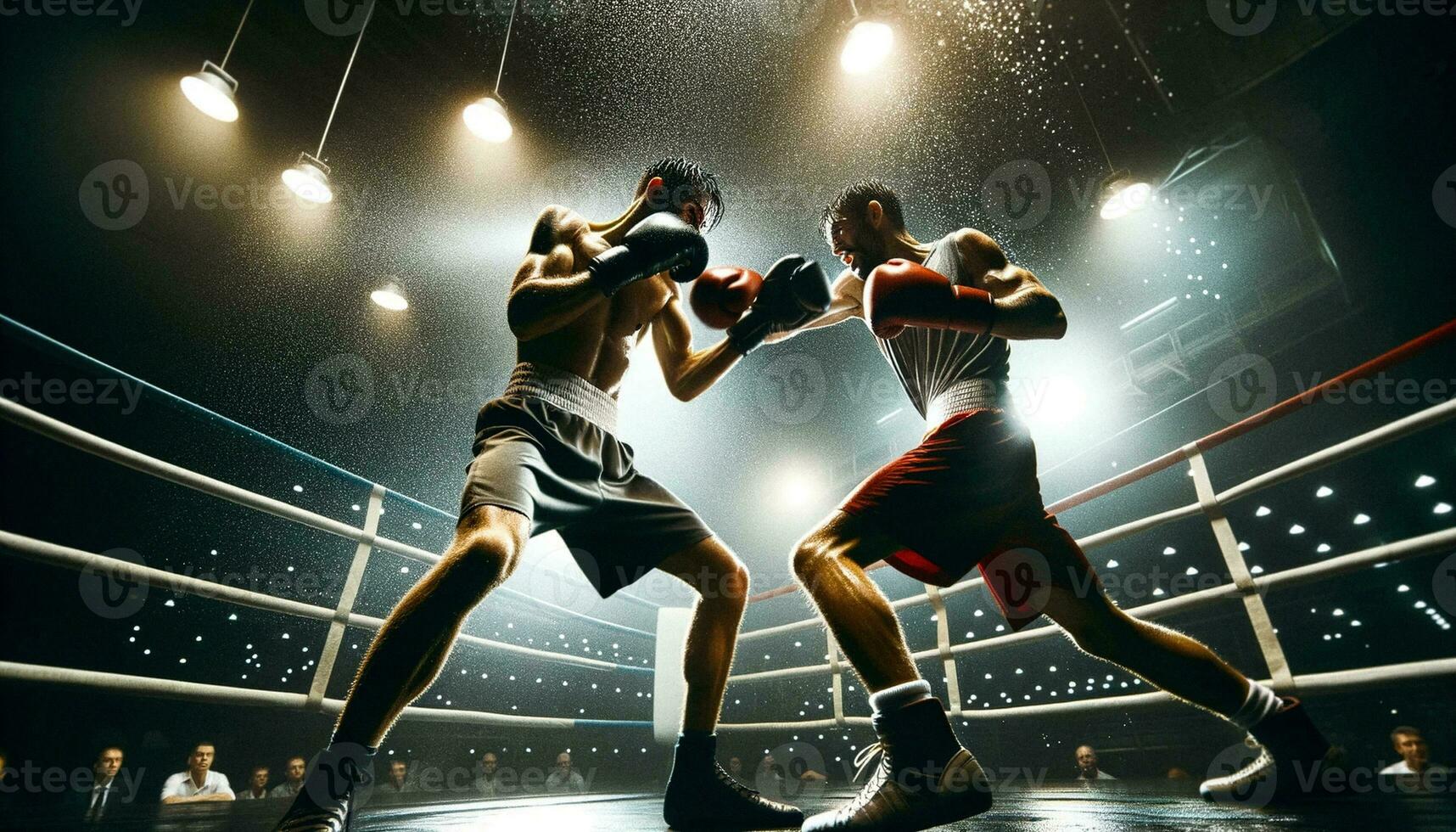 Boxing Match Enhanced by Generative AI photo