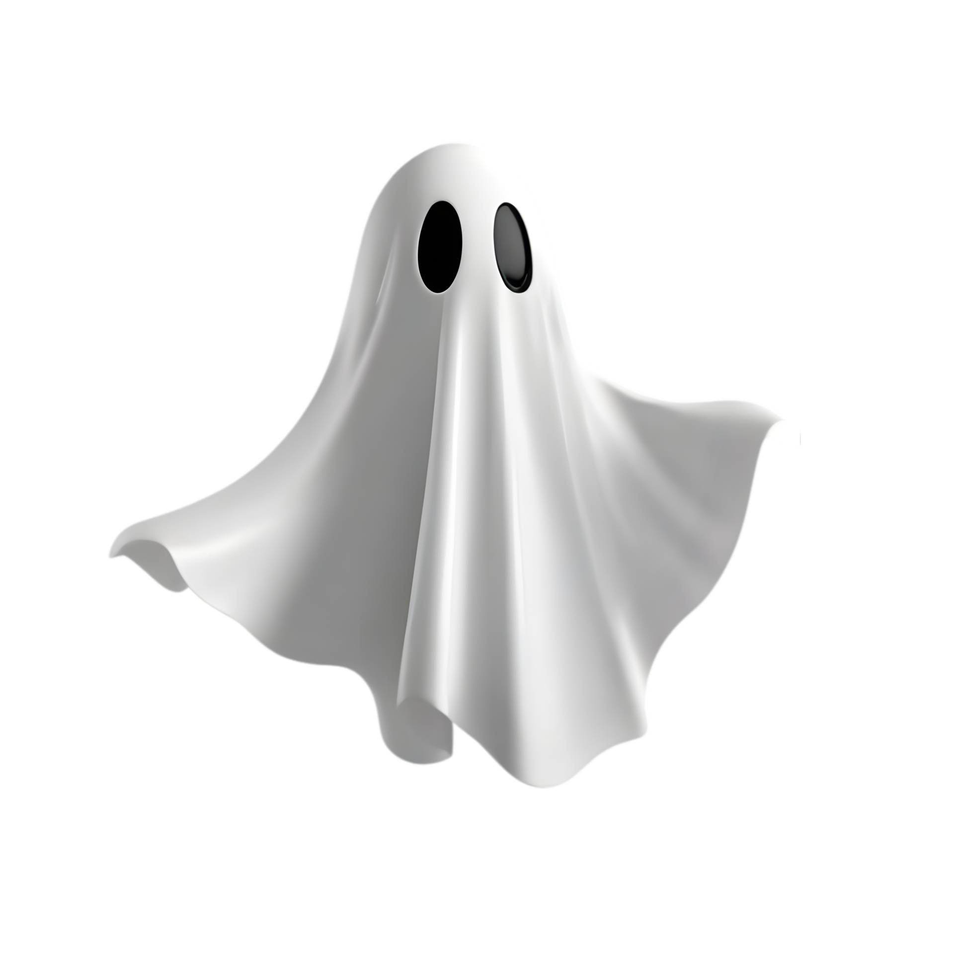 A terrifying ghost floats in the air. AIGenerated. 32271558 PNG