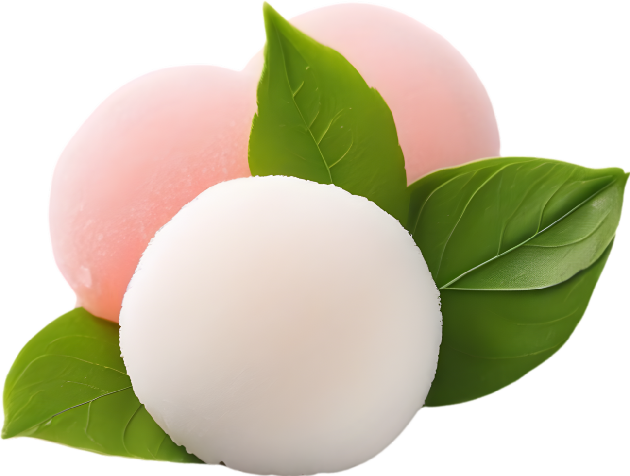 Image of Delicious-looking Mochi. AI-Generated. png