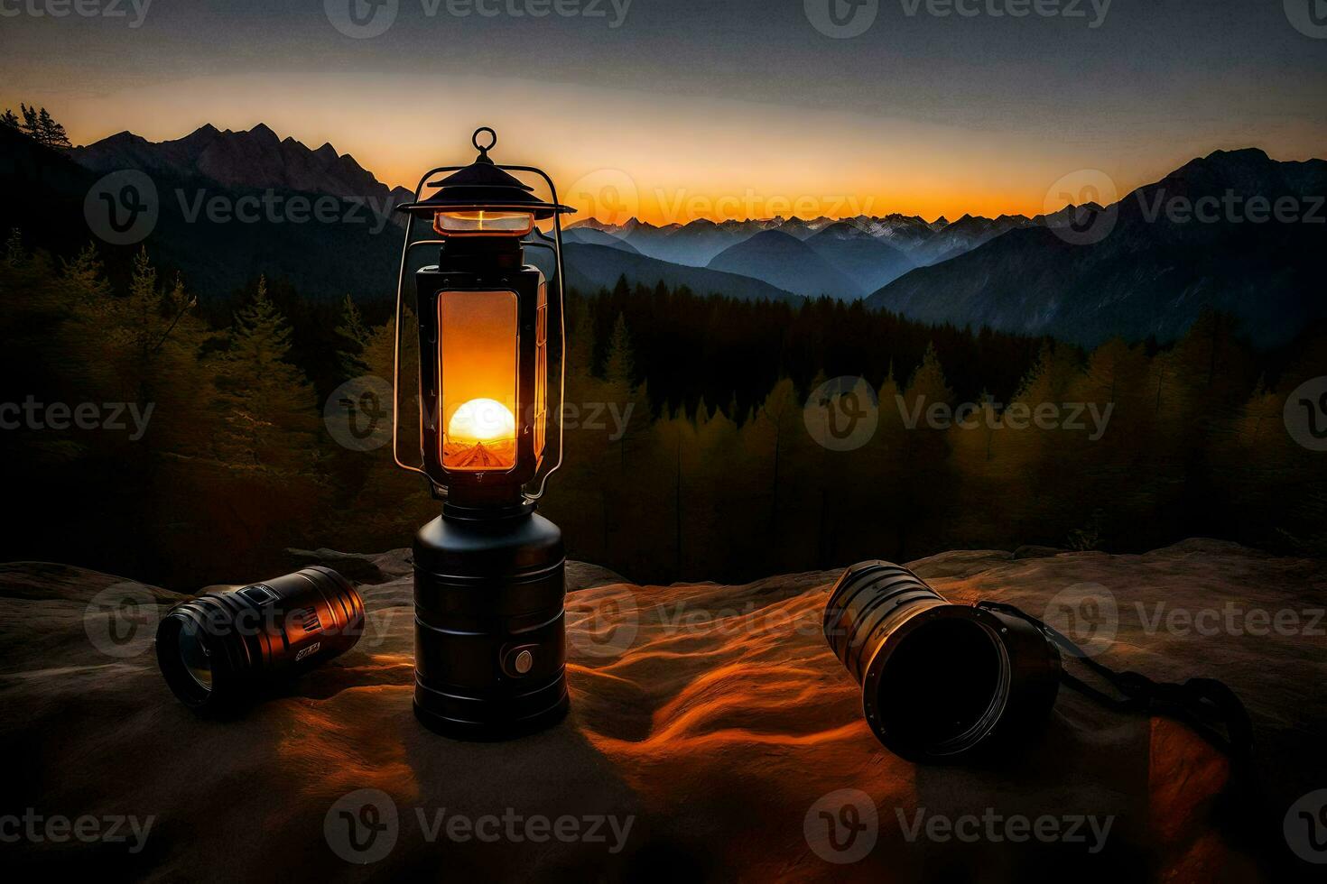 photo wallpaper the sky, mountains, landscape, the sun, the mountains, the sky, the. AI-Generated