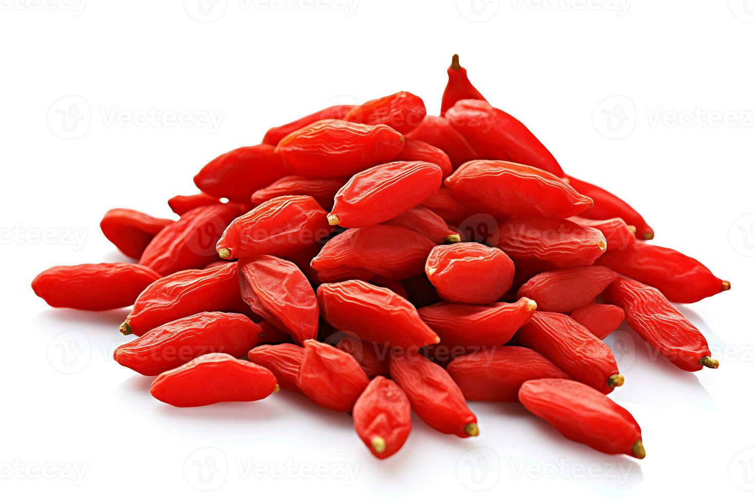 Goji berry isolated on white background AI Generated photo