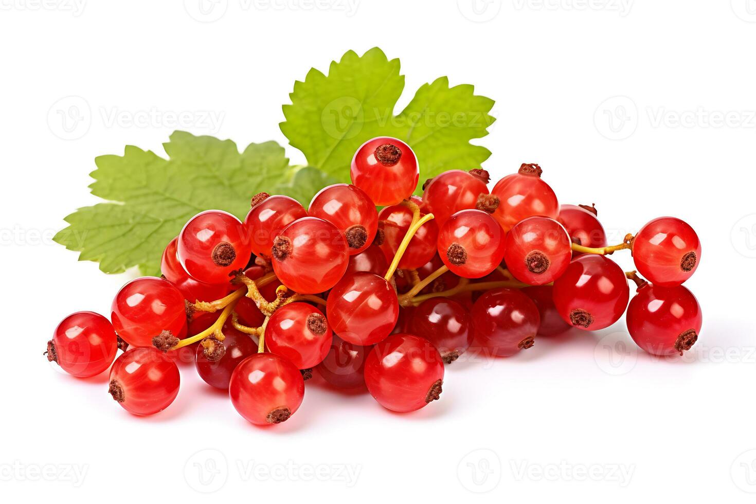 Currant isolated on white background AI Generated photo