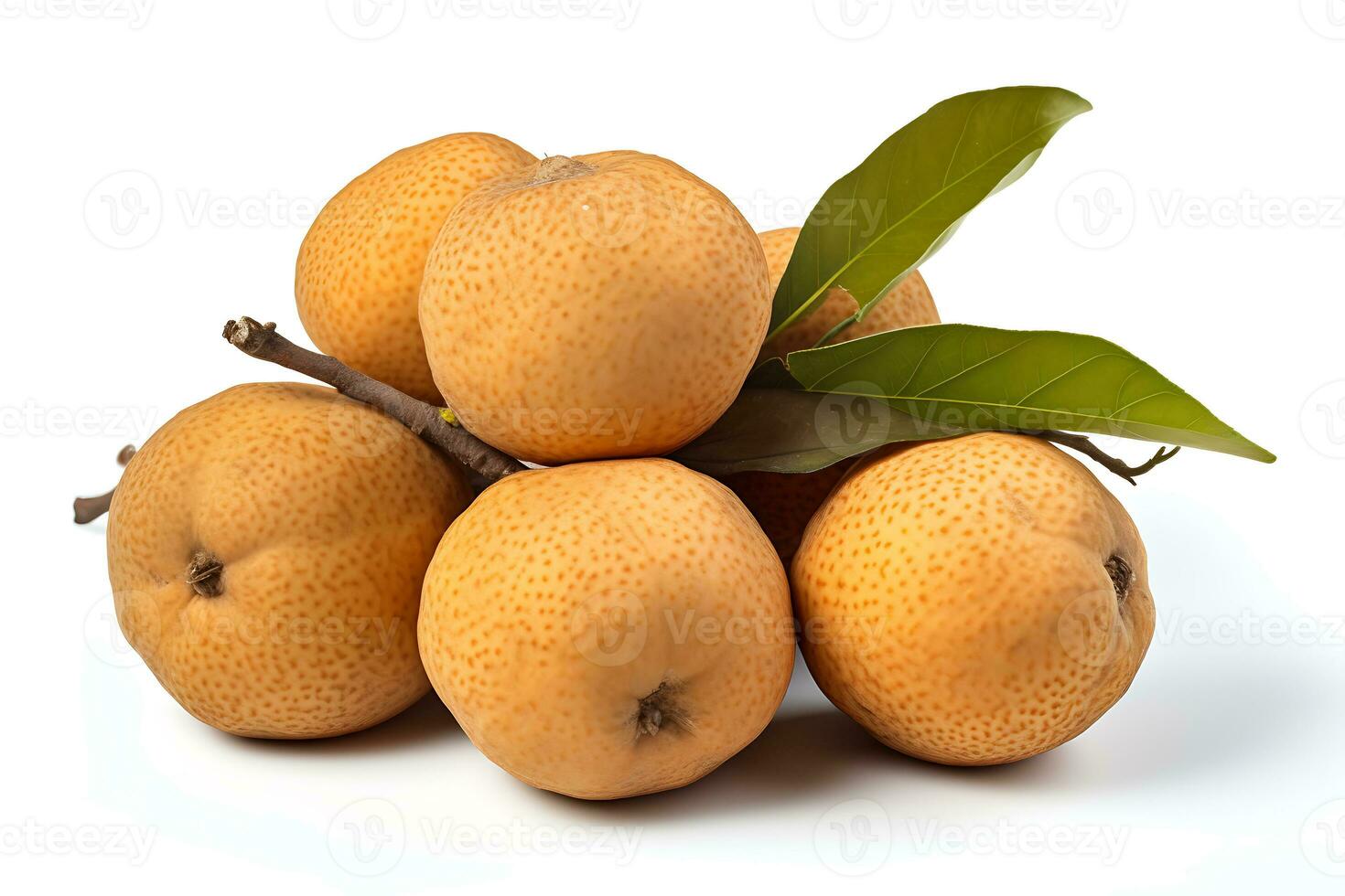 lanzones fruit isolated on white background AI Generated 32279019 Stock