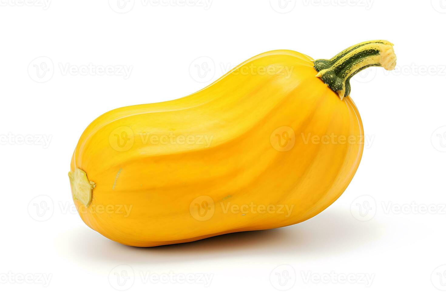 Squash fruit isolated on white background AI Generated photo