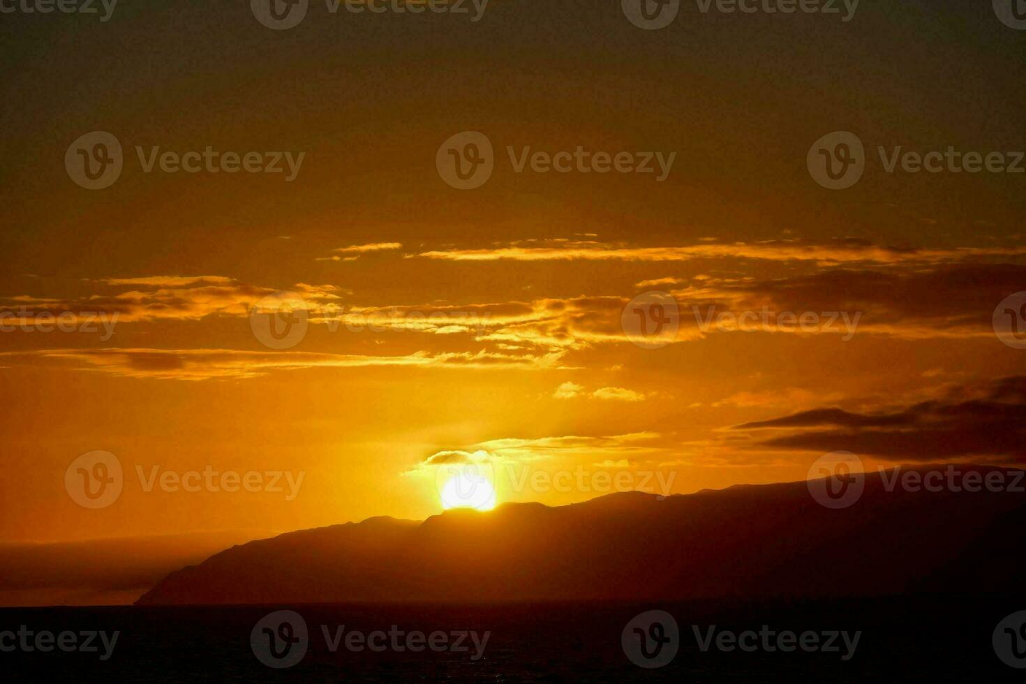 Beautiful sunset view photo