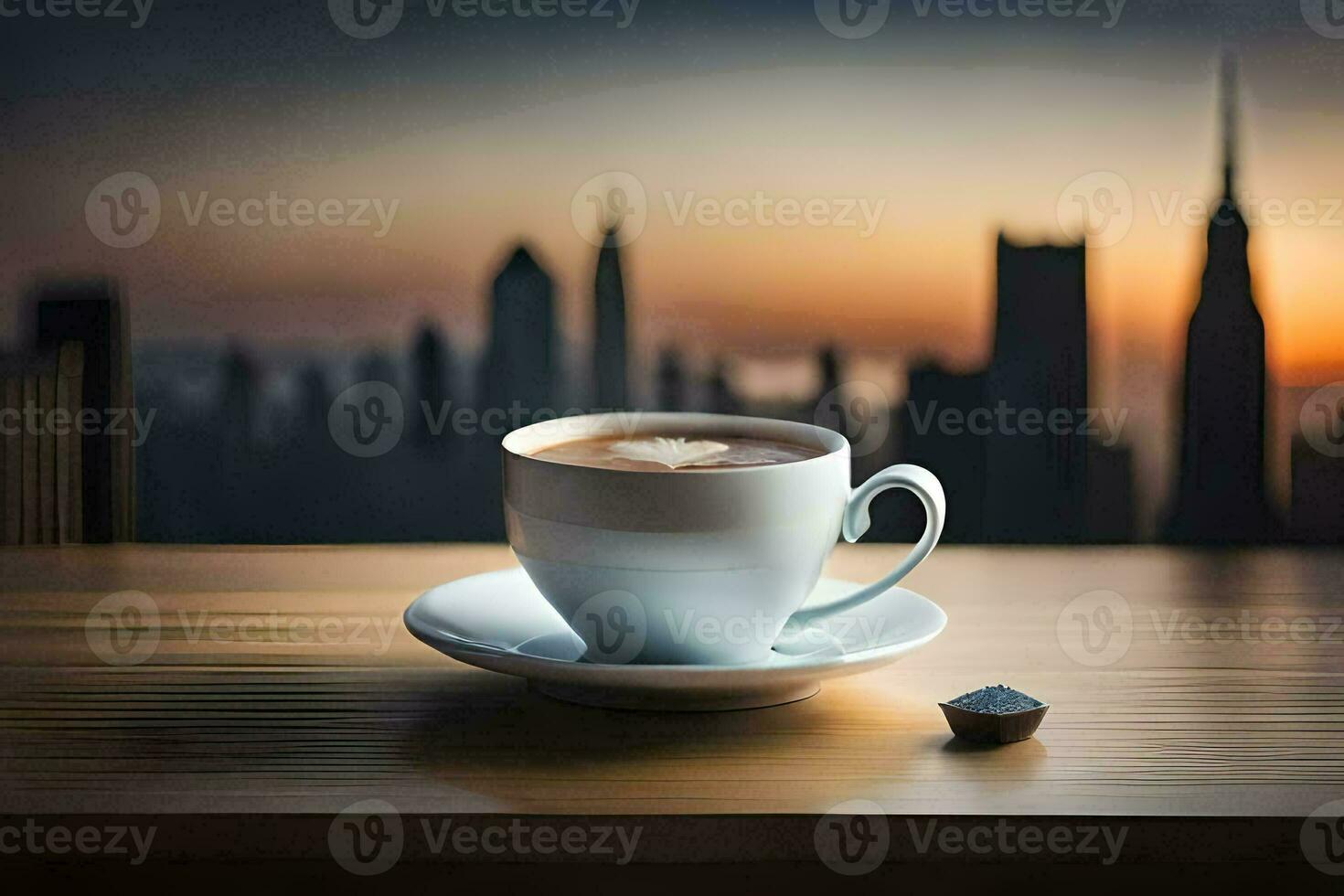 coffee, the city, the cityscape, the city, the cityscape, the city. AI-Generated photo
