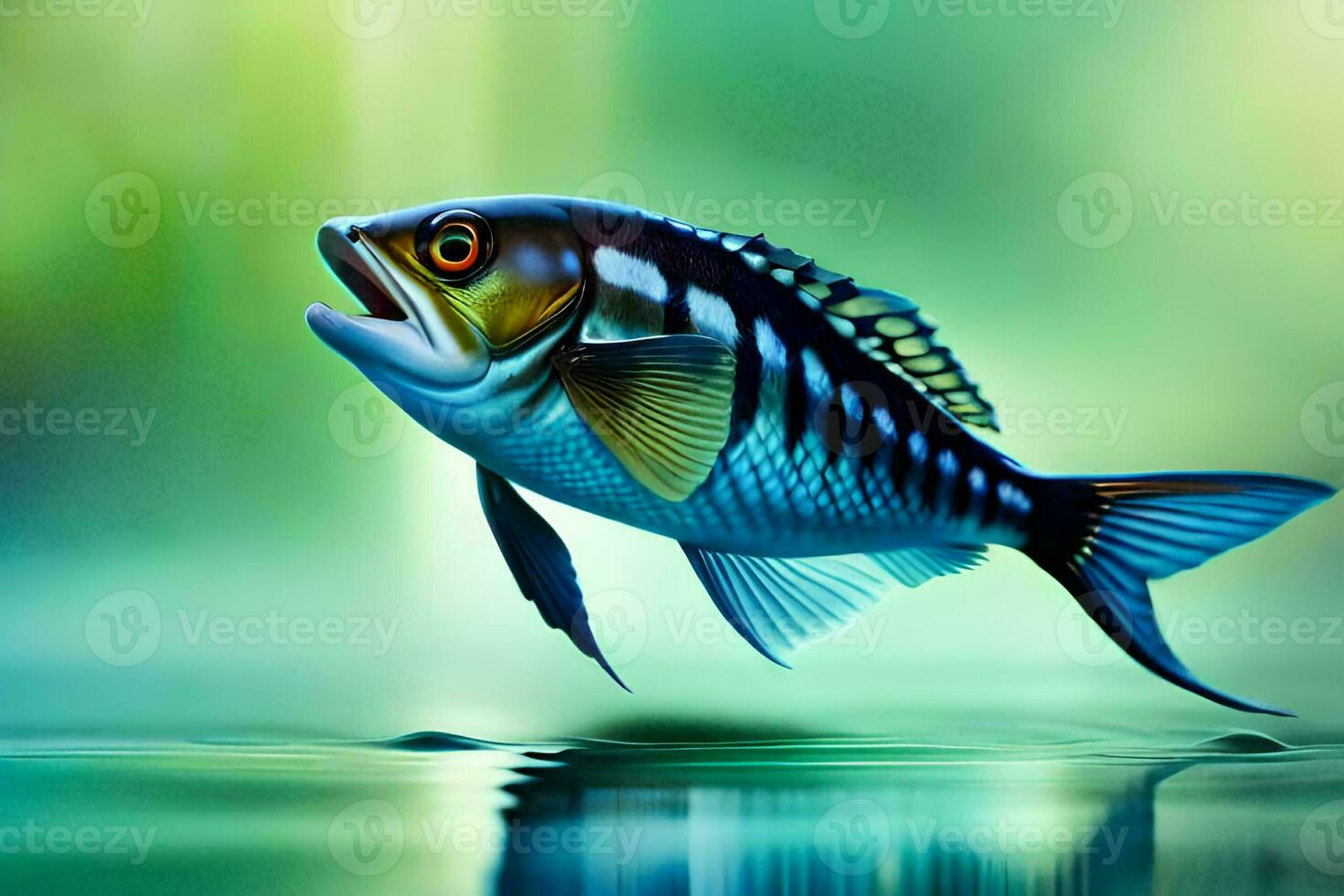 pescado fondo de pantalla hd fondo de pantalla. generado por ai foto