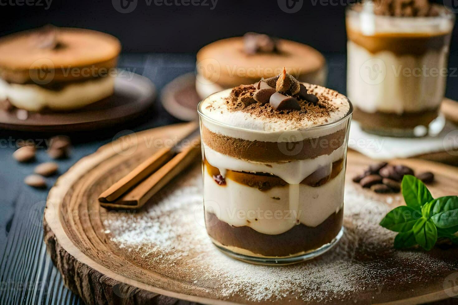 the best coffee desserts for your next coffee date. AI-Generated photo