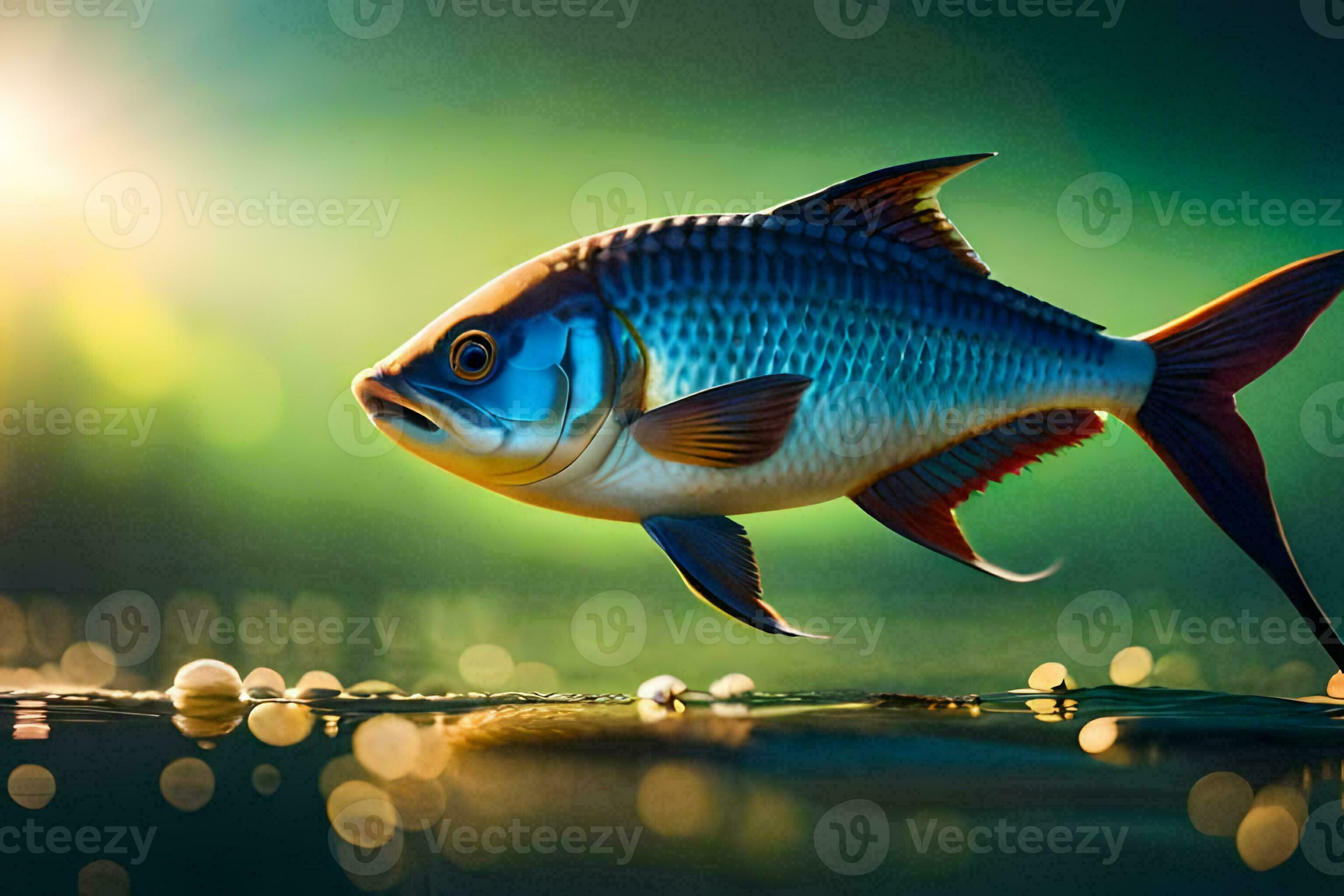 fish wallpaper hd wallpaper. AI-Generated 32291626 Stock Photo at Vecteezy