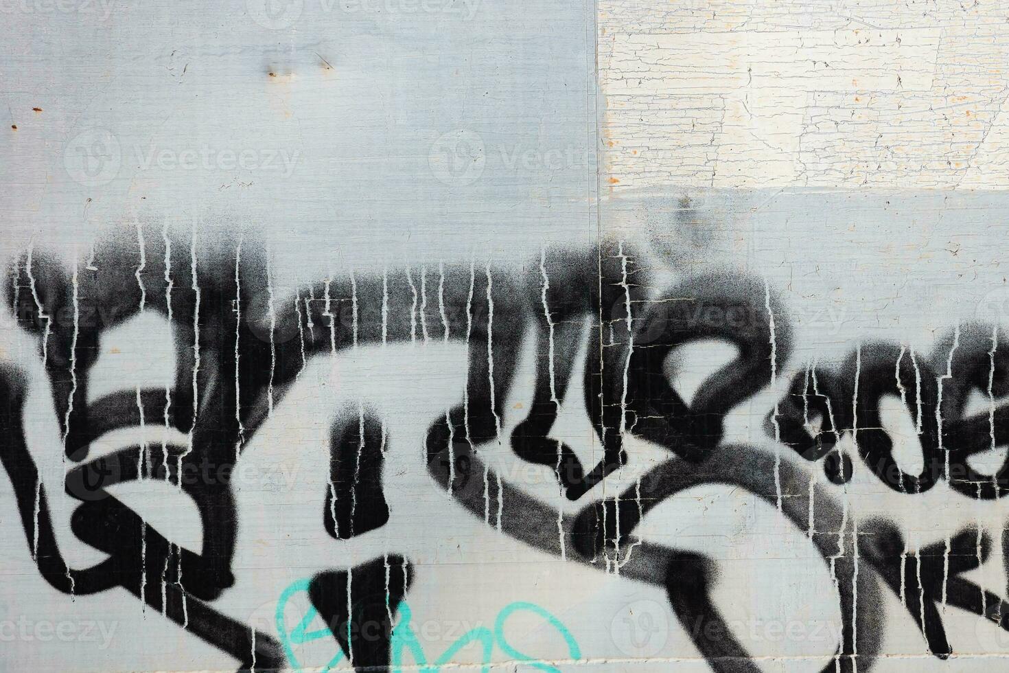 Cracked and abstract grunge texture. Aged material surface backdrop. Weathered effect pattern. Old and dirty background. photo