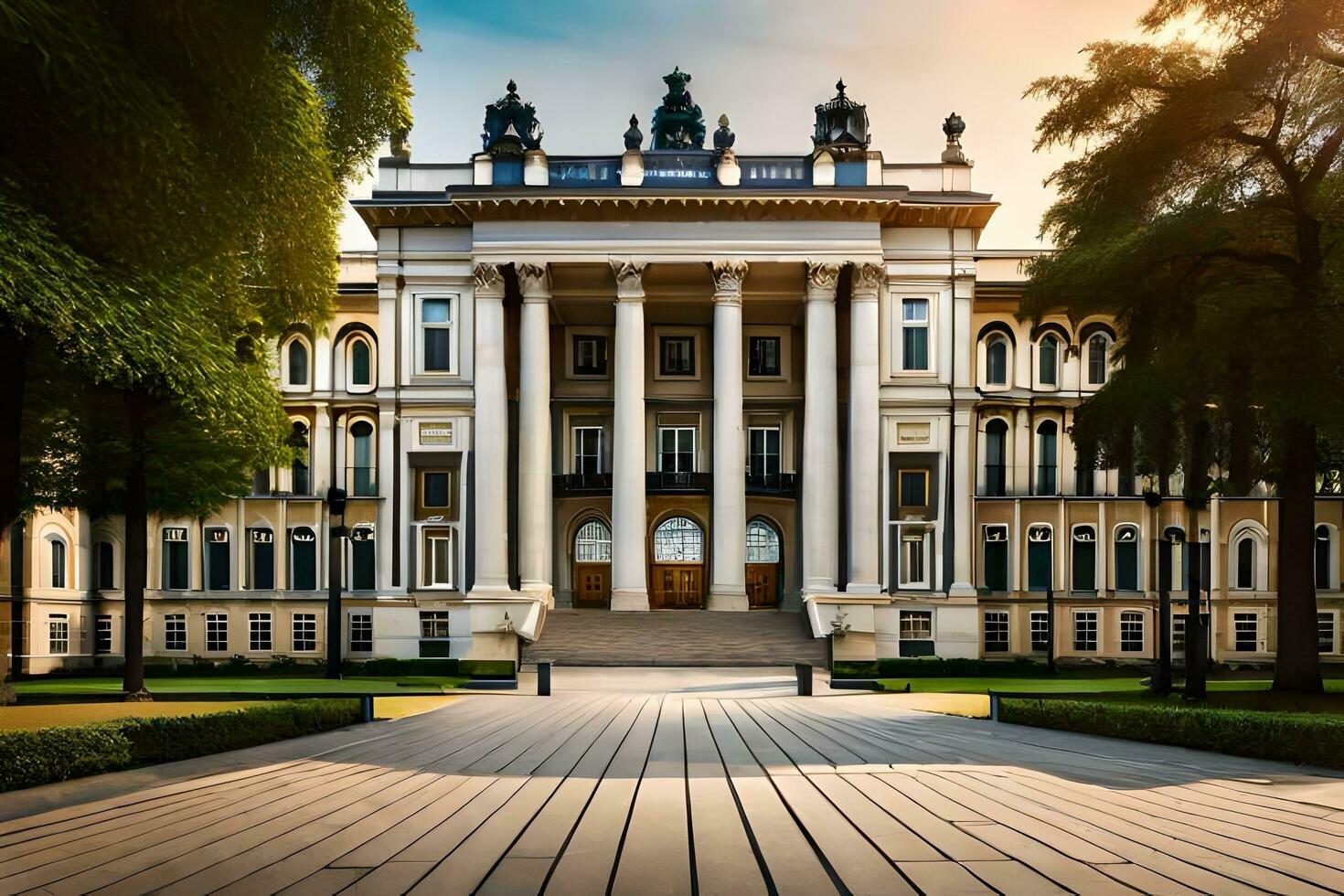 the university of vienna in vienna, austria. AI-Generated photo