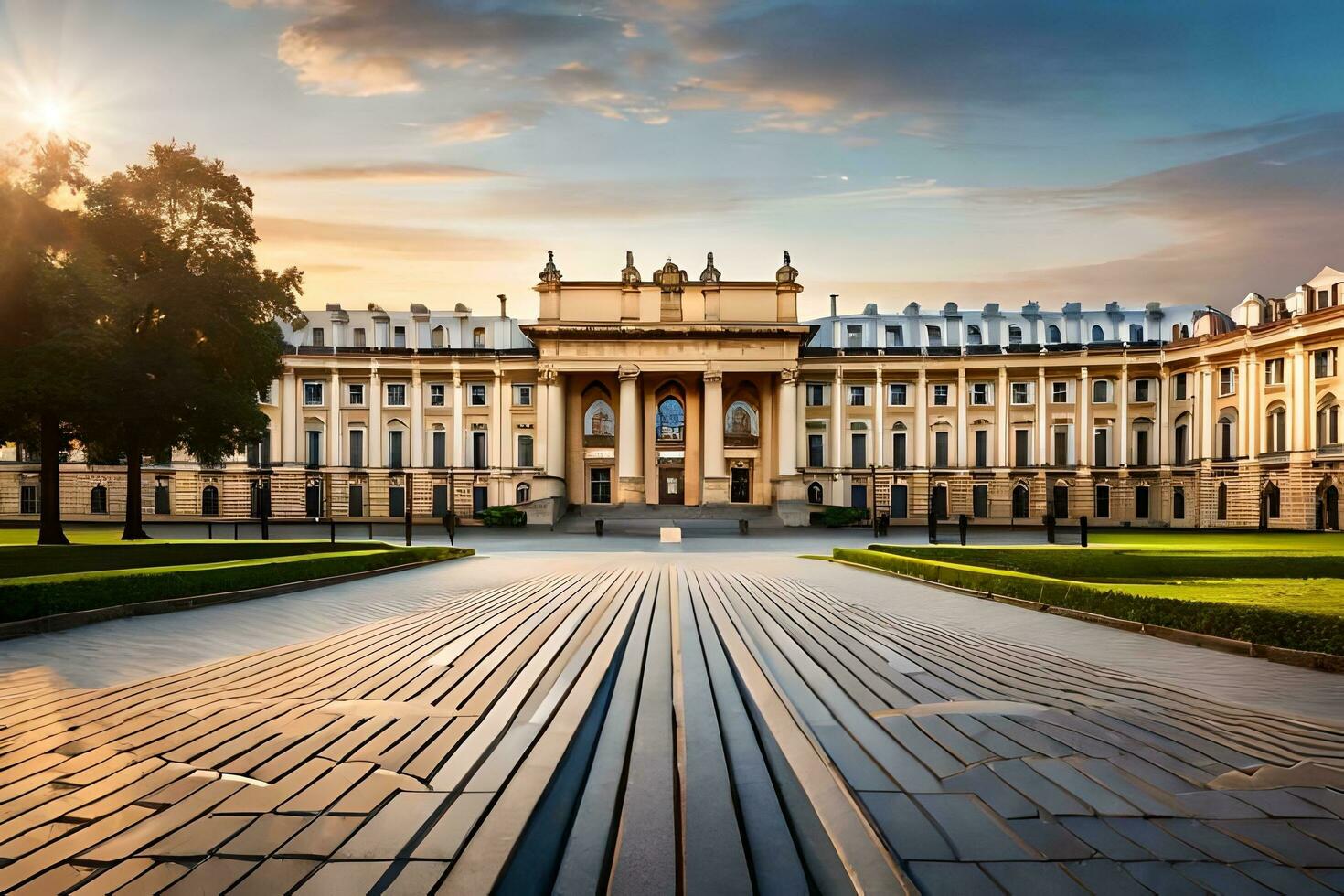the university of prague, czech republic. AI-Generated photo