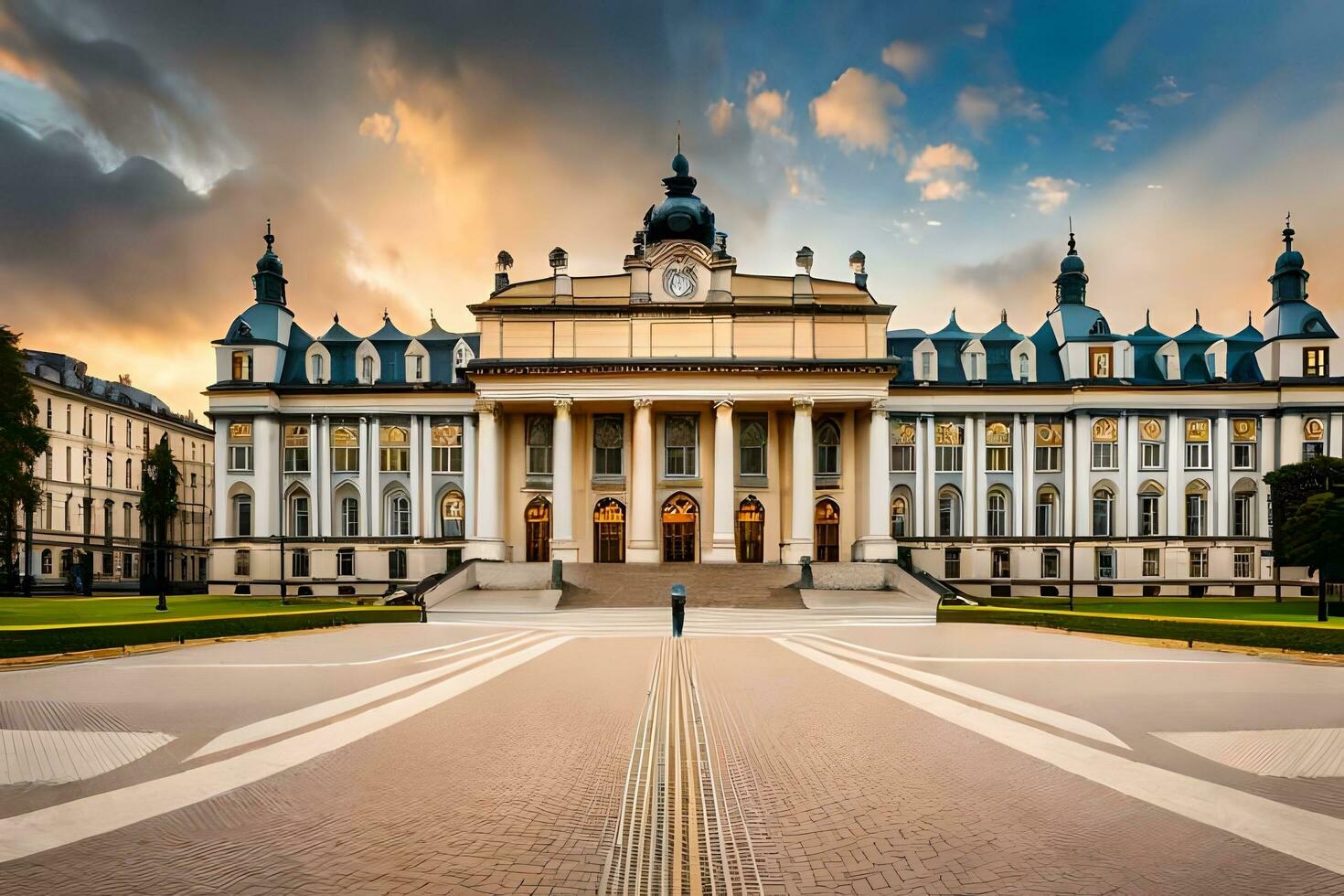 the university of wroclaw, poland. AI-Generated photo