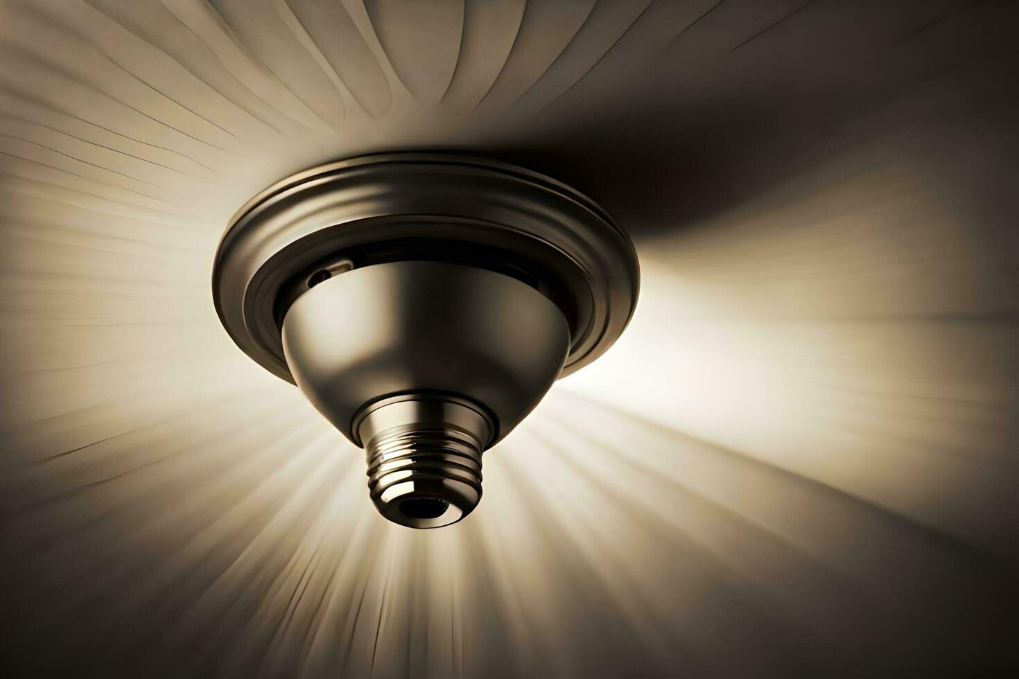 a light bulb is shown in a dark room. AI-Generated photo