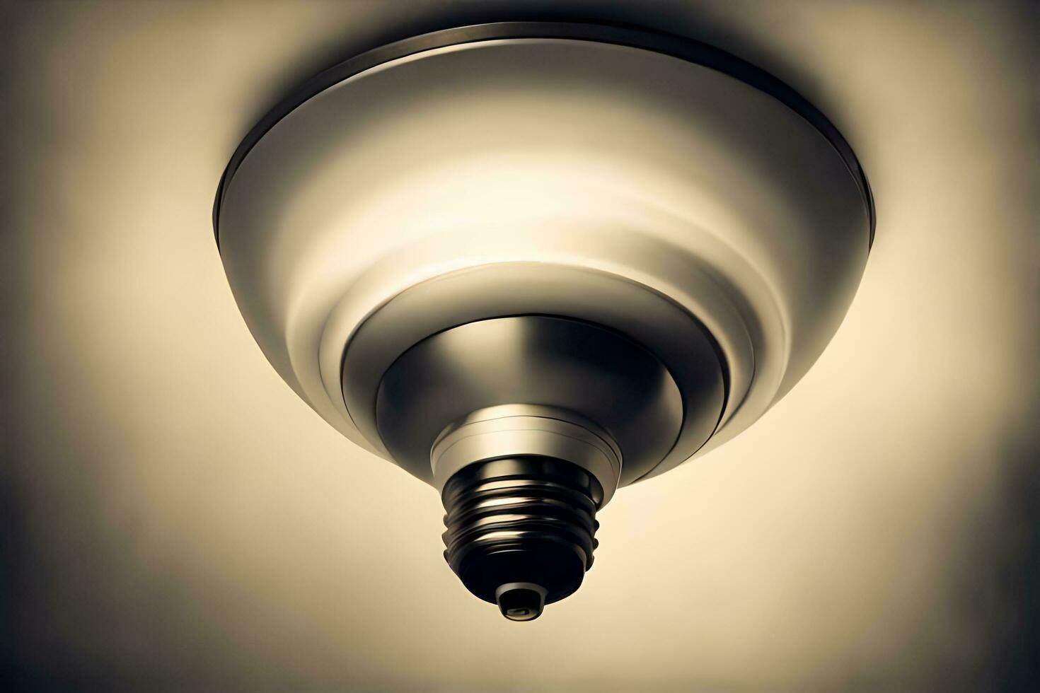 a light bulb is shown in a dark room. AI-Generated photo