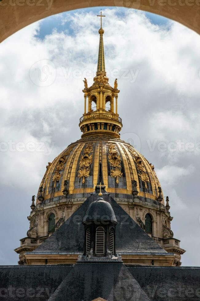 icónico le Hazme des inválidos en París, Francia foto