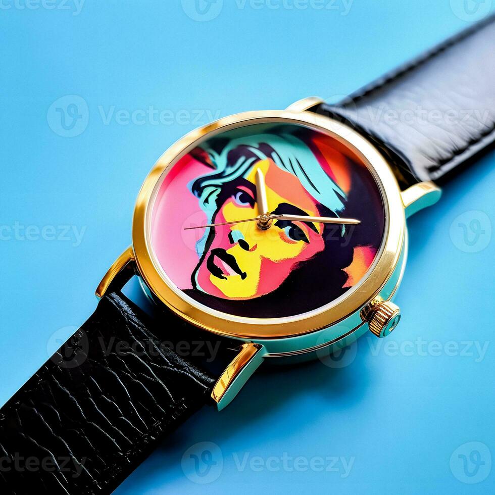 Artistic Timepiece AI Generated Watch Masterpiece photo