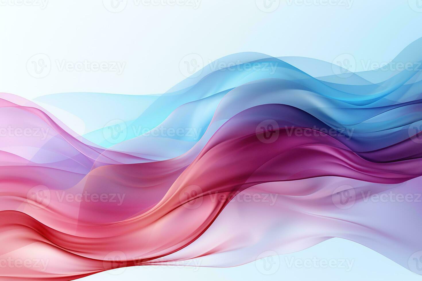 abstract background with colorful waves and blurry colors - AI Generated photo