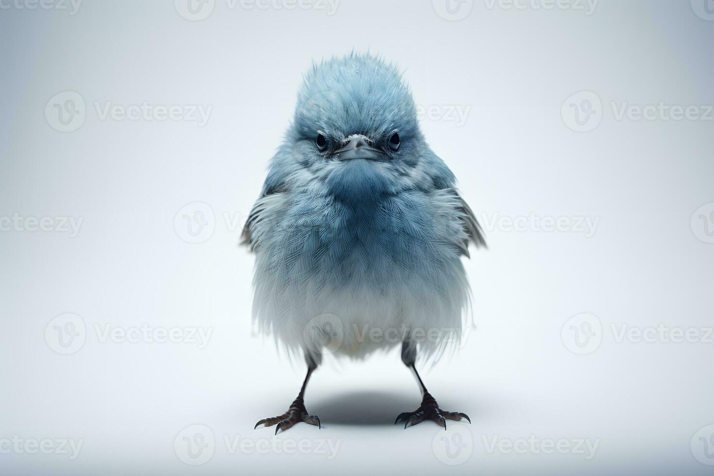 blue bird AI Generative photo