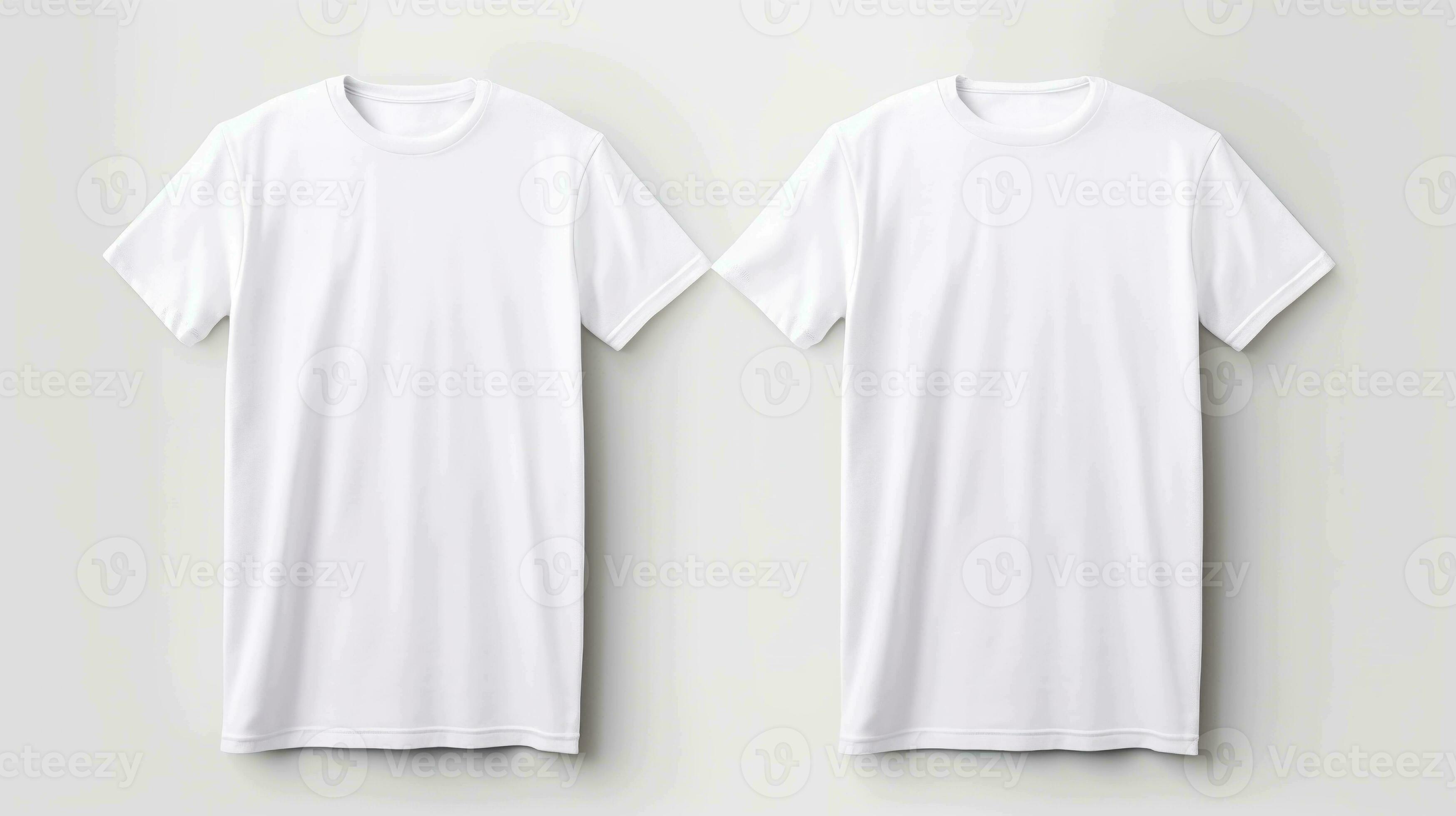 Plain White Tee Shirt on the White Background 32309328 Stock Photo at