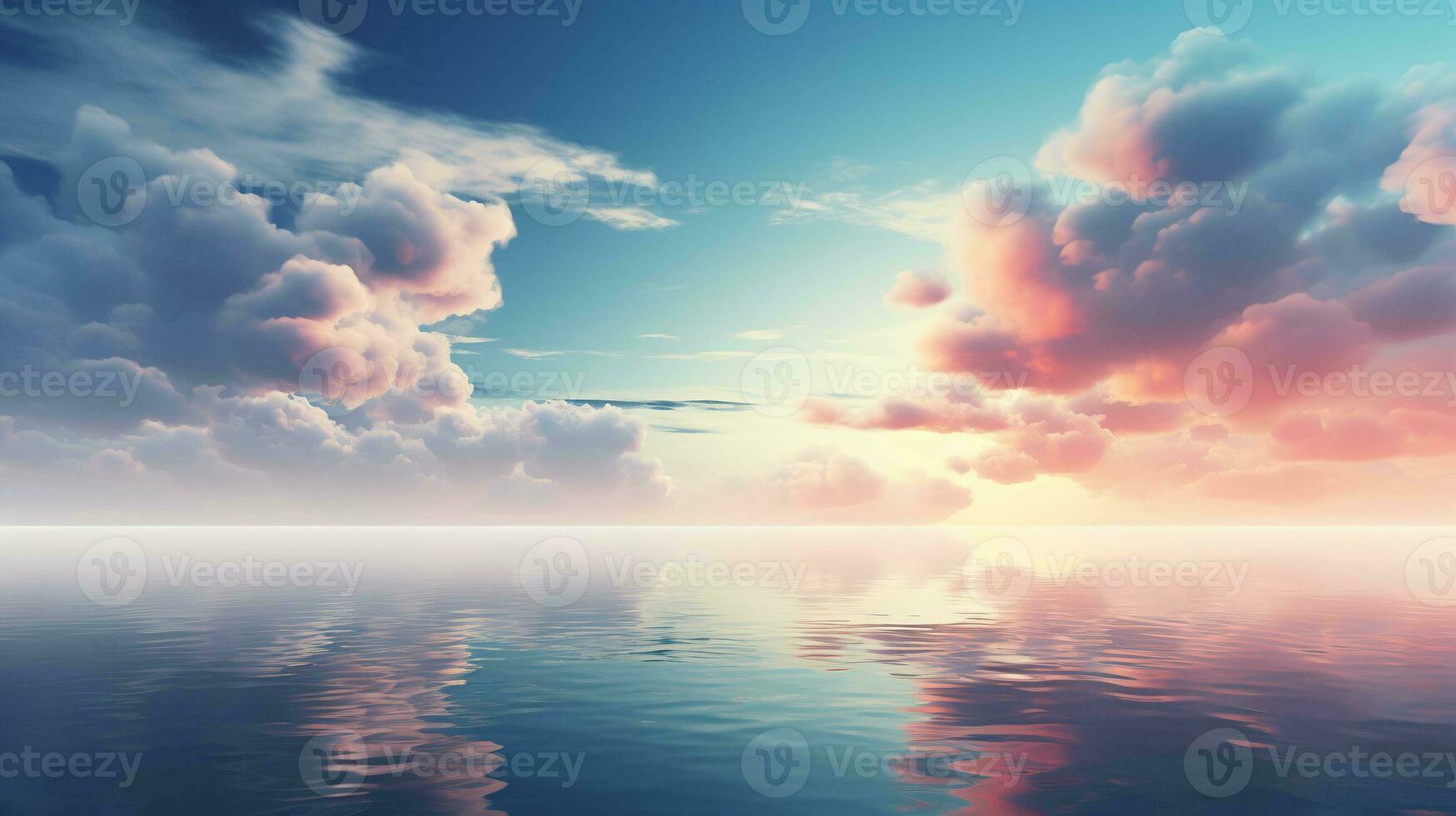 Captivating wide angle view of a mesmerizing horizon photo
