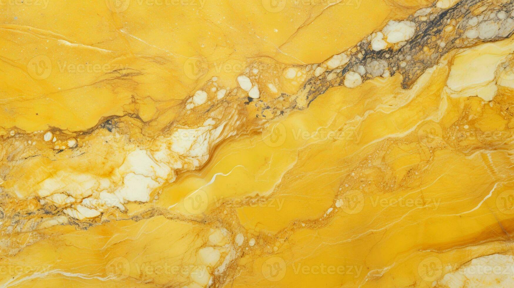 Yellow marbled stone texture wallpaper with ample copy space photo