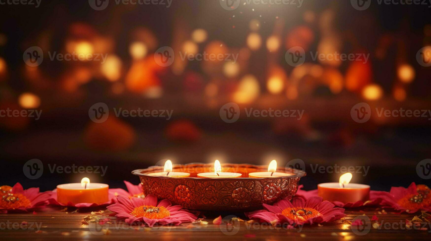 Dazzling Diwali Banner. Capturing the brilliance and beauty of the Festival of Lights photo