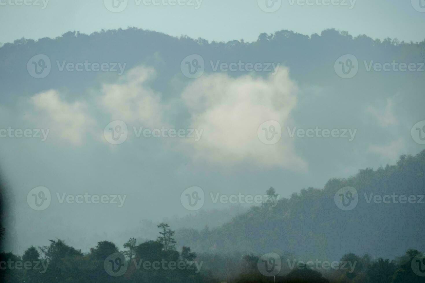 Scenic mountain landscape photo