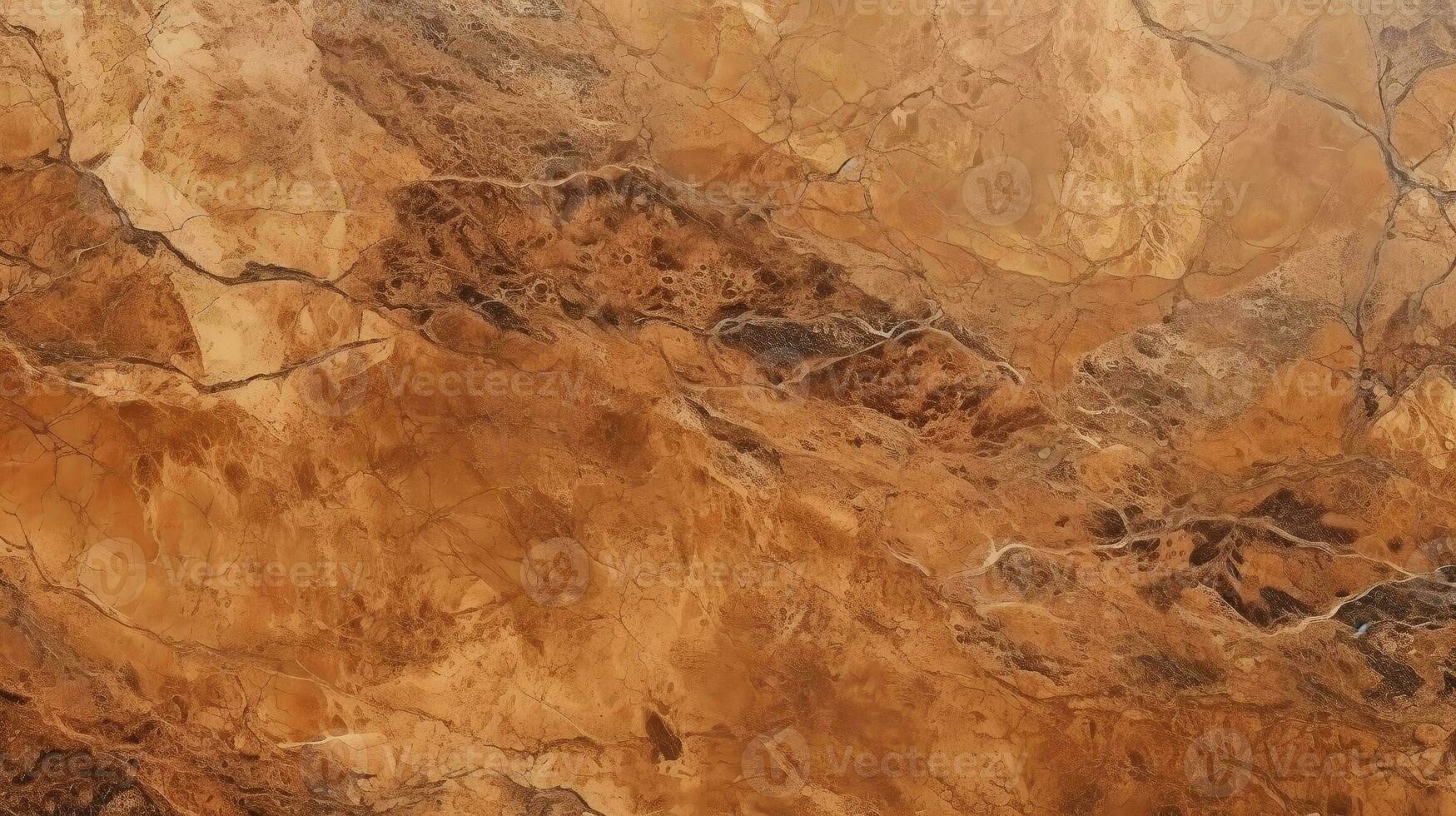 Elegant brown marbled stone texture wallpaper with spacious copy area photo