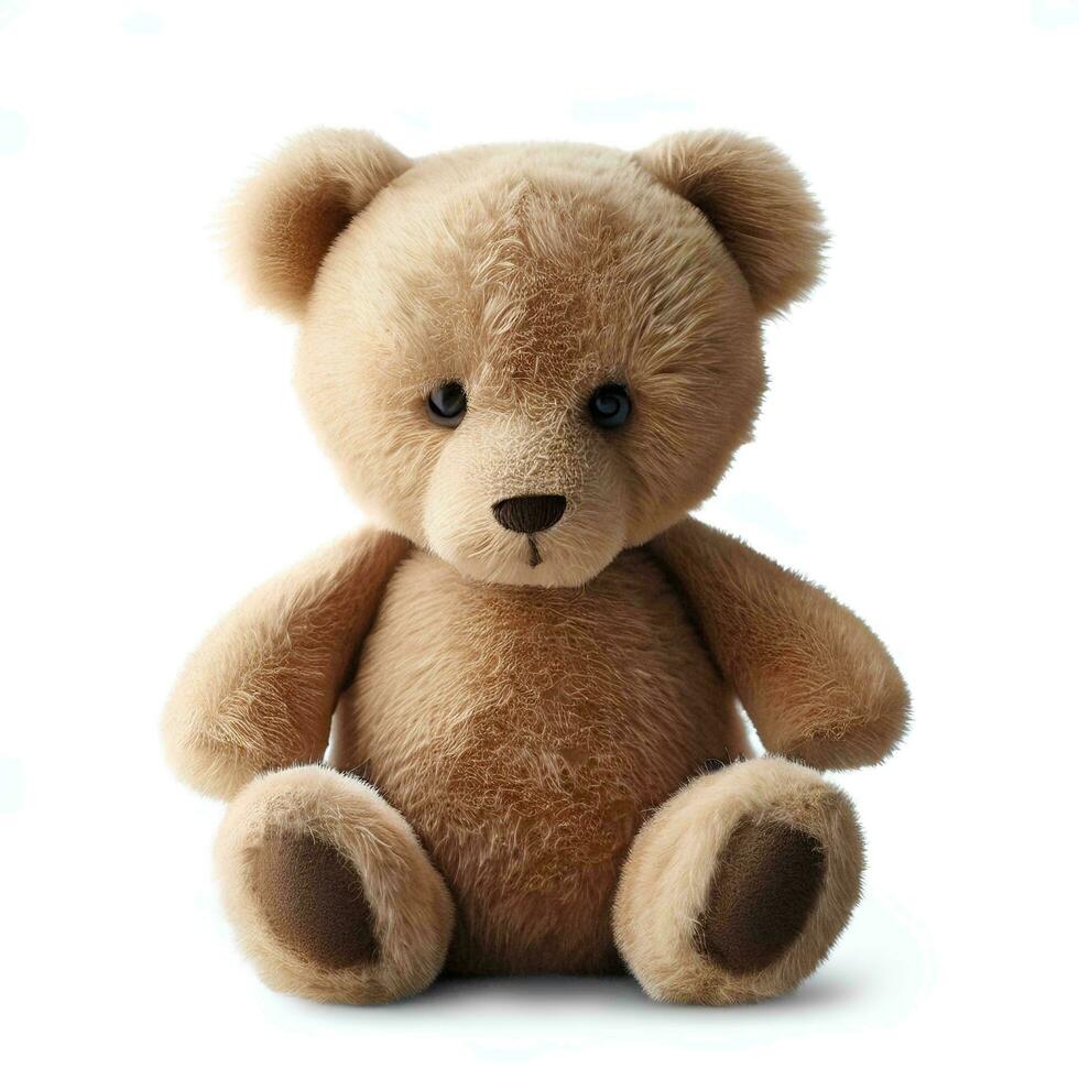 AI Generated Isolated Teddy Bear Doll photo
