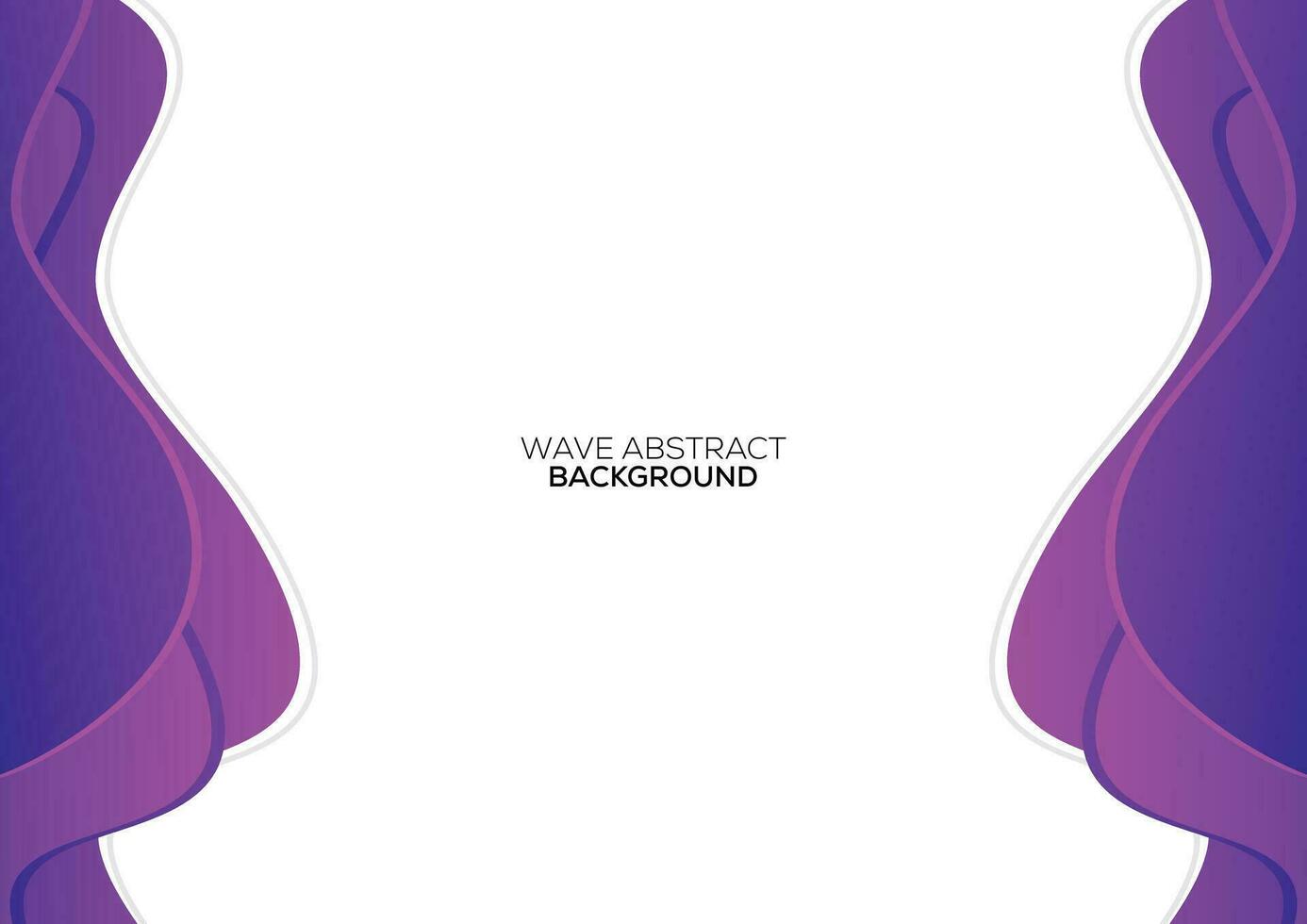 purple wave modern background template design vector
