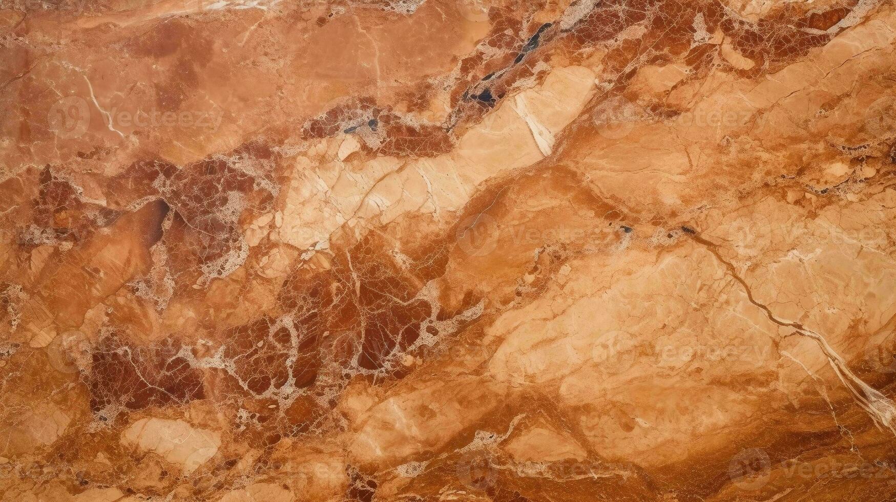 Elegant brown marbled stone texture wallpaper with spacious copy area photo