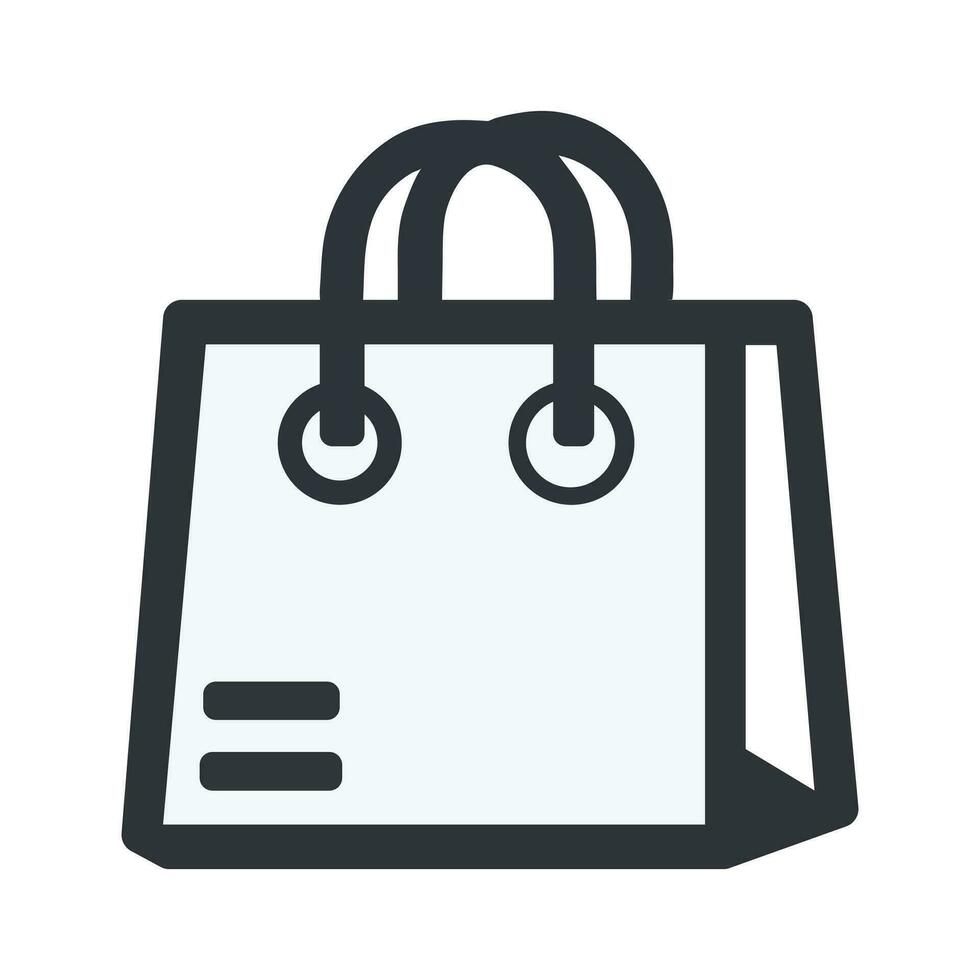 bag for shopping vector icon