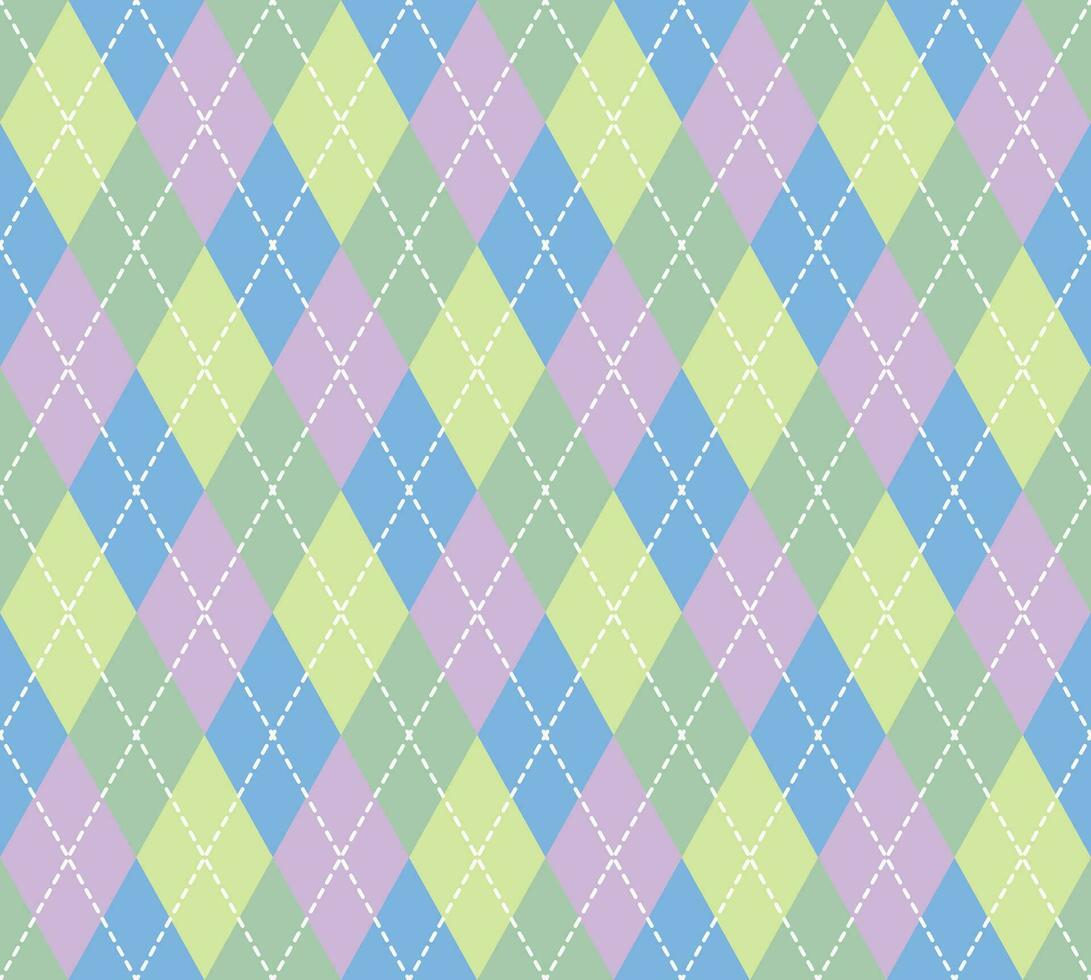 Argyle Pattern vector ,Fabric texture background