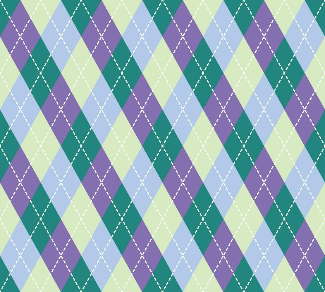 Argyle Pattern vector ,Fabric texture background