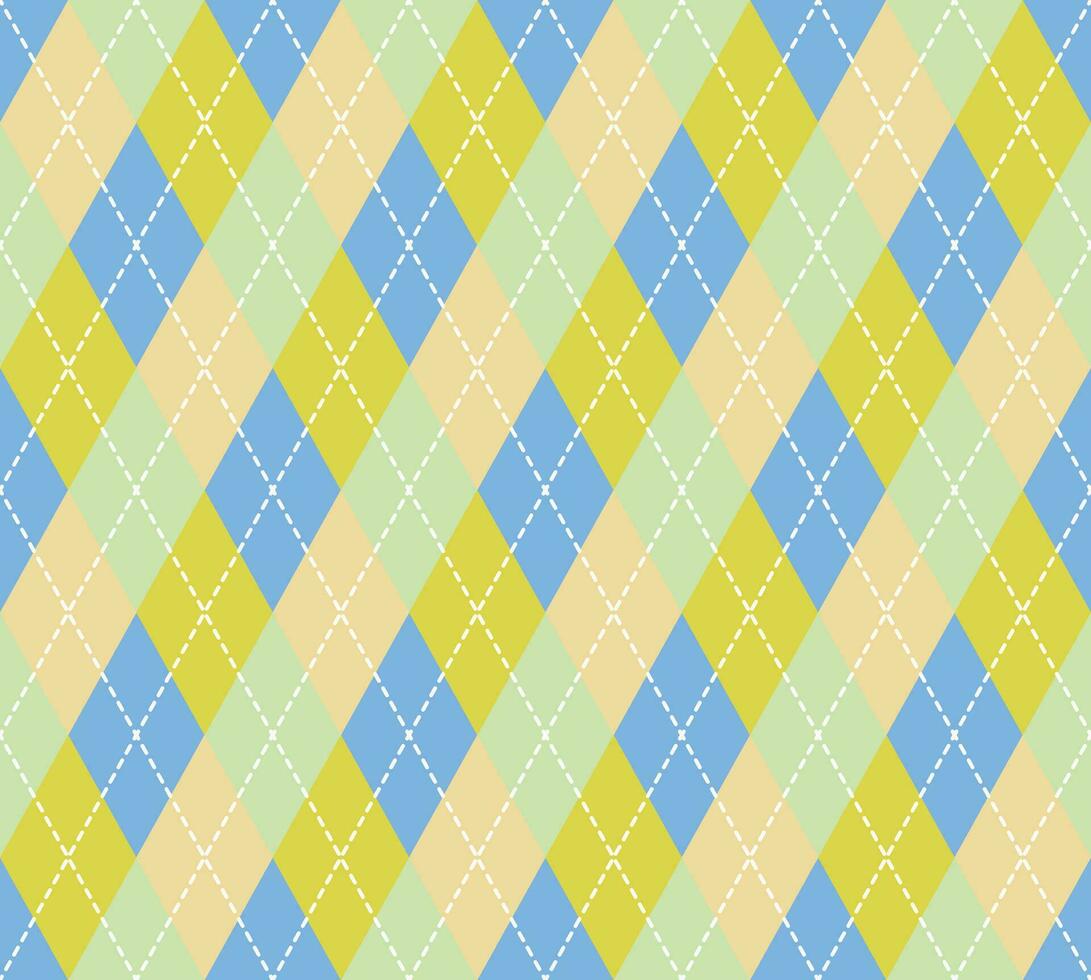 Argyle Pattern vector ,Fabric texture background
