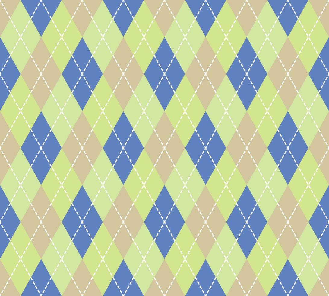 Argyle Pattern vector ,Fabric texture background