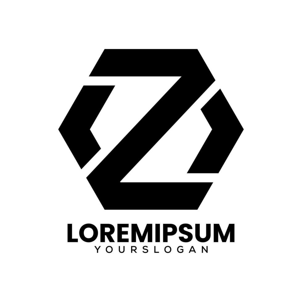 creativo letra z icono logo diseño vector