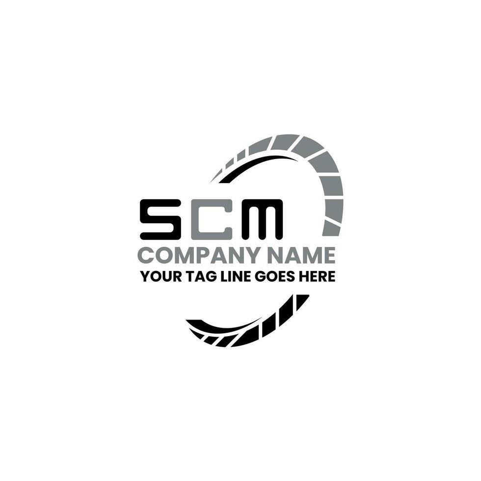 SCM letter logo vector design, SCM simple and modern logo. SCM luxurious alphabet design
