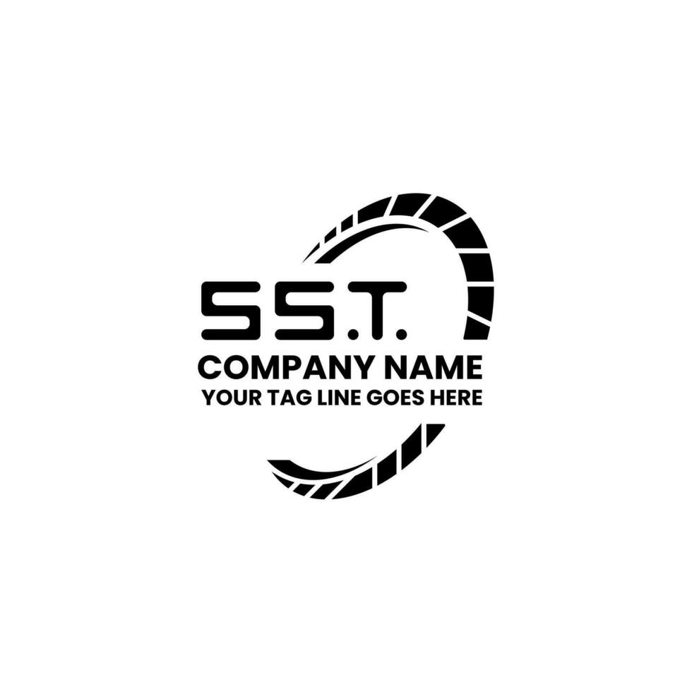 SST letter logo vector design, SST simple and modern logo. SST luxurious alphabet design