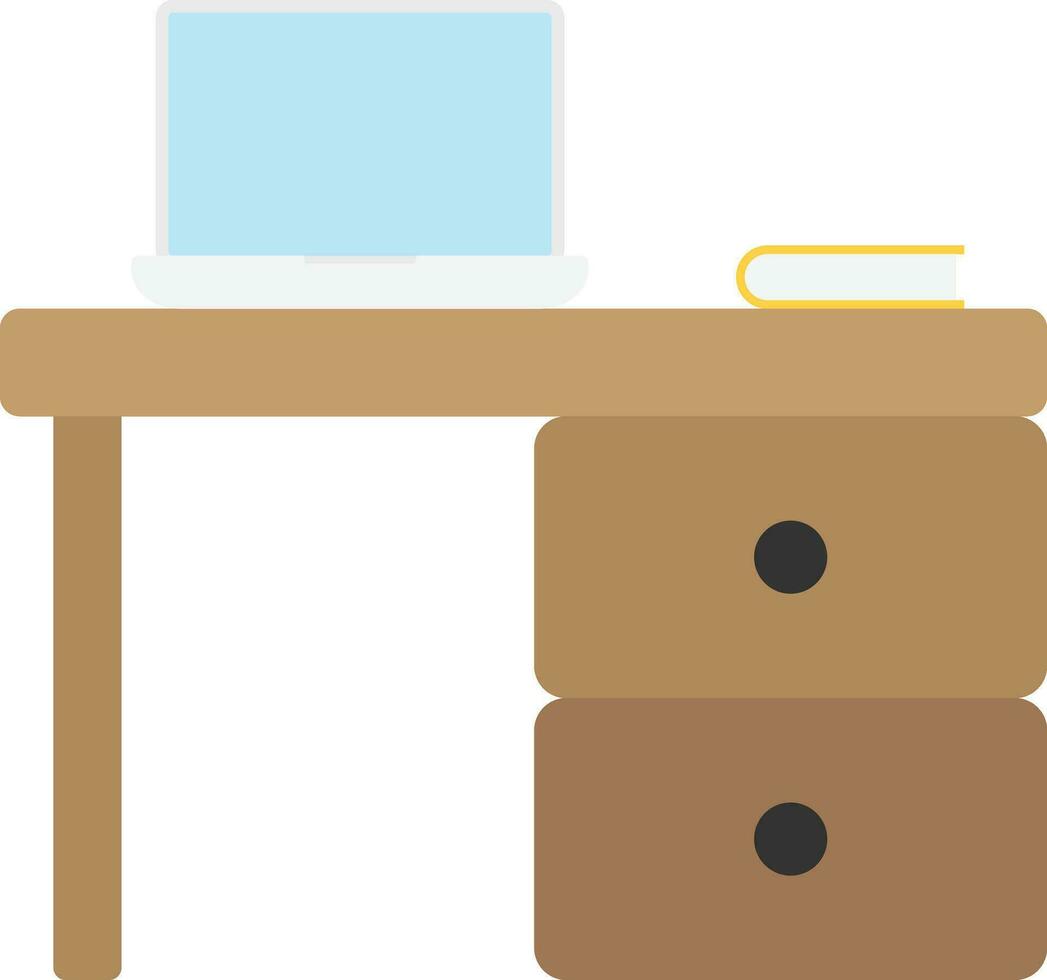 Desk Office Table vector