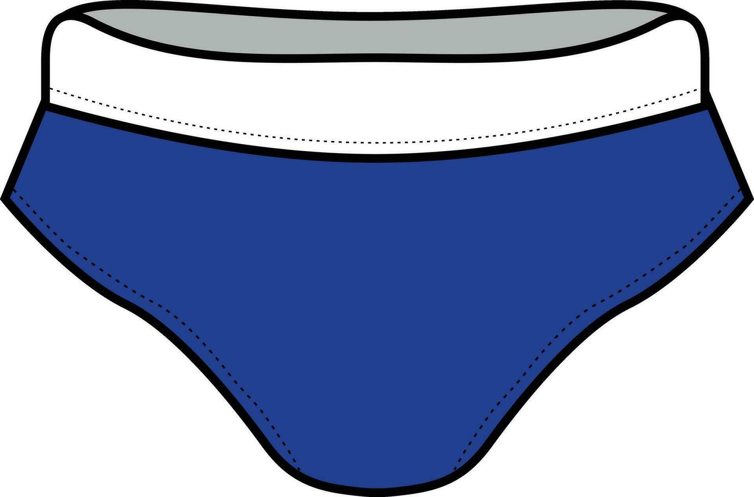 Underpants or Underwear for men vector icon.