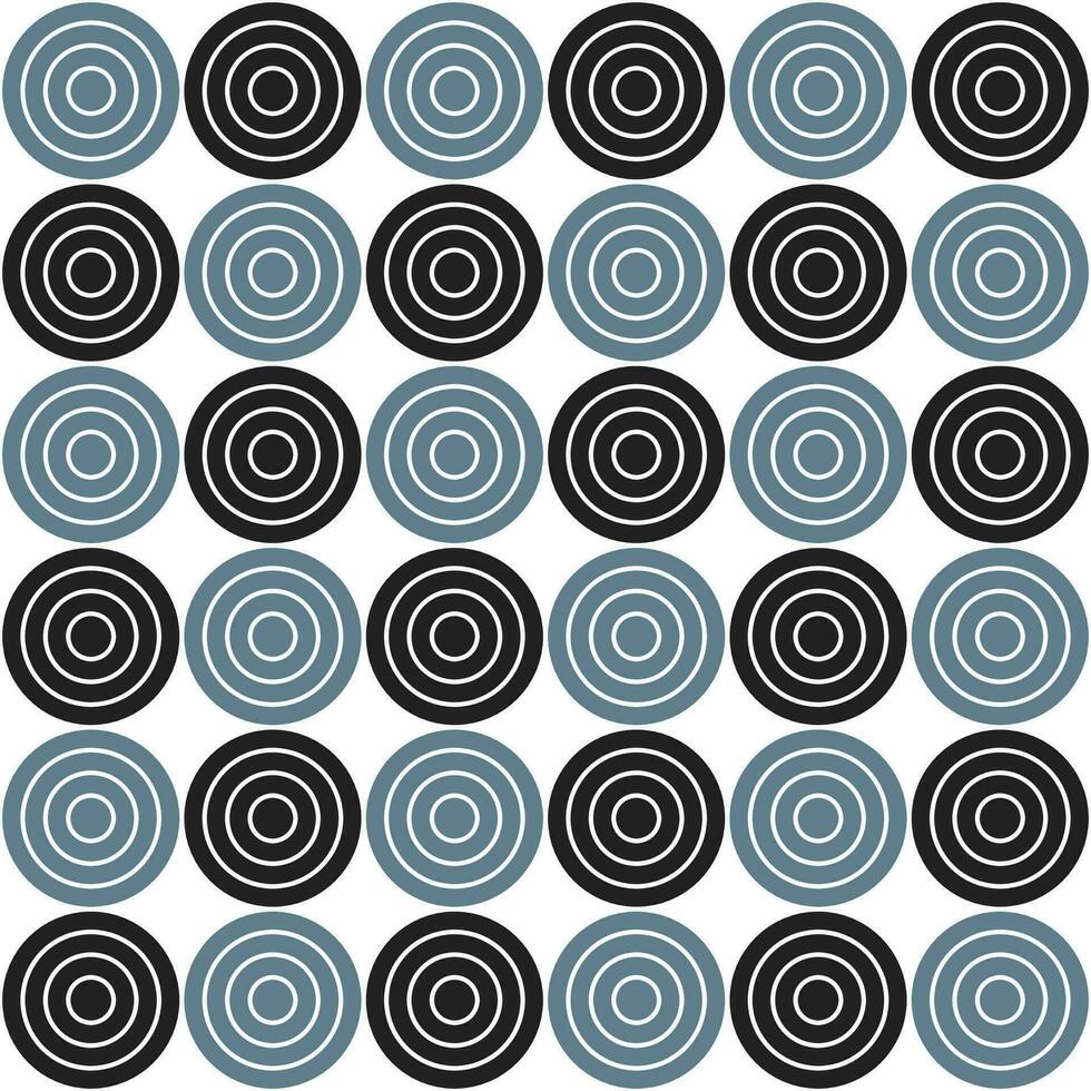 Grey and black circle pattern. Circle vector seamless pattern. Decorative element, wrapping paper, wall tiles, floor tiles, bathroom tiles.