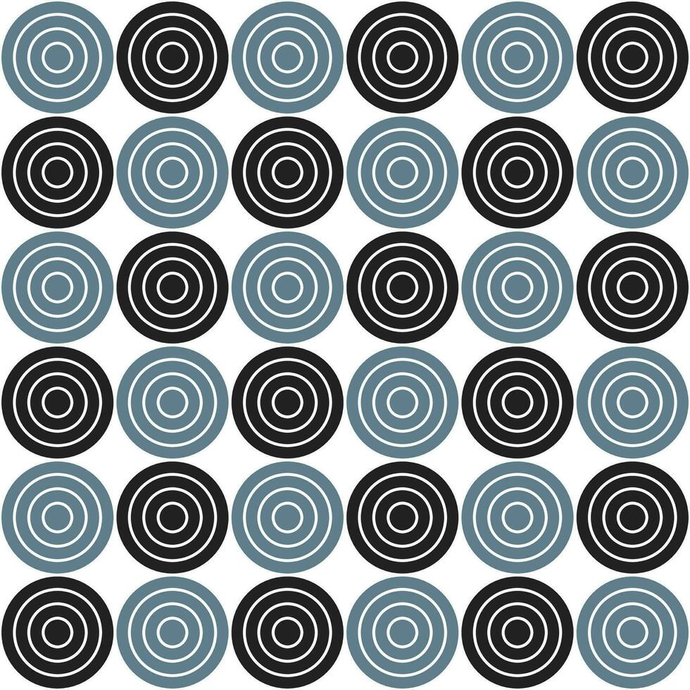 Grey and black circle pattern. Circle vector seamless pattern. Decorative element, wrapping paper, wall tiles, floor tiles, bathroom tiles.