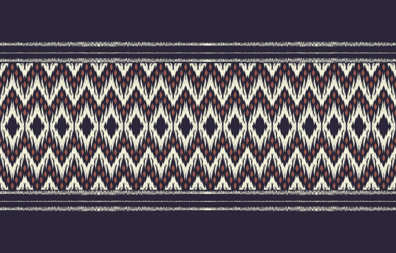 Ethnic abstract ikat art. Aztec ornament print. geometric ethnic pattern seamless  color oriental.  Design for background ,curtain, carpet, wallpaper, clothing, wrapping, Batik, vector illustration.